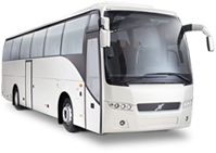 A spacious shuttle bus rental in Toronto, ideal for corporate events and group outings